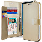 Shiny Gold Galaxy S21+ Plus Genuine Mercury Rich Diary Wallet Case