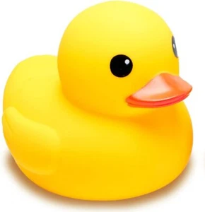 CICITOYWO Yellow Rubber Ducks, Preschool Large Bath Toys Bathtub Floating Squeak - Picture 1 of 2
