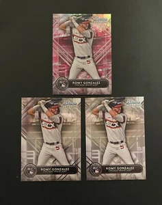2022 Romy Gonzalez Bowman Sterling Rookie Magenta Refractor /75 and 2 base - Picture 1 of 4