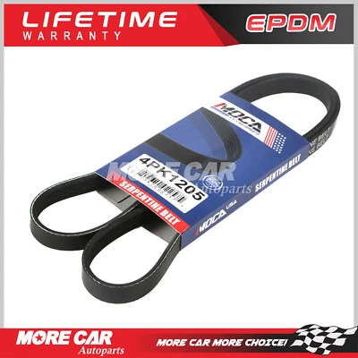 Cinturón serpentino EPDM compatible con Toyota Scion XA XB Base 2004-2006 1,5 L L4 4PK1205 Foto 1 de 4