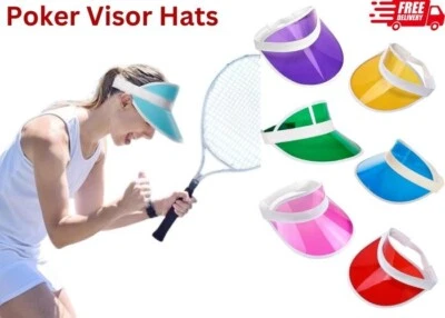 Pub Golf Poker Sun Visor Hat Golf Tennis 1980's Hen Stag Fancy Dress Accessories - Image 1 of 2