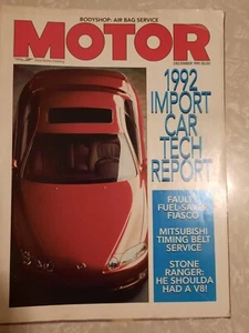 Motor Magazine December 1991- EXCELLENT CONDITION - Picture 1 of 2