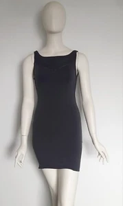 Vestido ceñido al cuerpo Kookai talla 1 Aus 8 gris humo sin mangas elástico Muni - Imagen 1 de 9