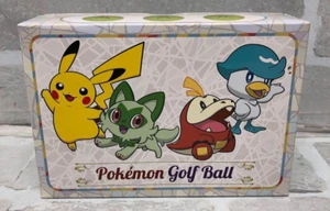 Titleist x Pokemon Collab Golf Ball 6 piece w/Box AVX Pikachu Japan New In Stock - Picture 1 of 17