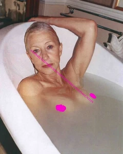 ACTRESS HELEN MIRREN - MATURE NUDE IN HER BATHTUB 8x10 PHOTO A-HELEN - Picture 1 of 1