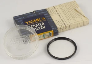 52 mm VINTAGE OLD YASHICA COATED PAT UV FILTER 52mm IN BOX - Picture 1 of 7