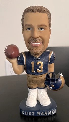 KURT WARNER LIMITED EDITION NFL COLLECTABLE BOBBLEHEAD EXCELLENT CONDITION Cover