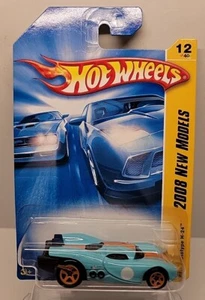 2008 Hot Wheels #12 New Models 12/40 PROTOTYPE H-24 Blue Variation w/Orange 5 Sp - Picture 1 of 8
