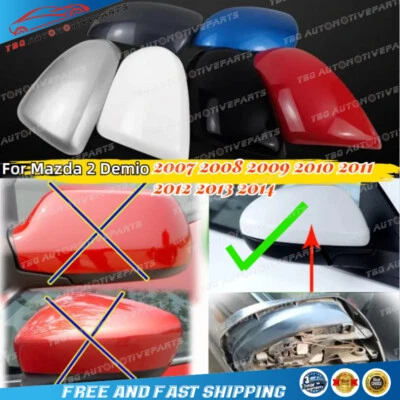 适用于马自达 2 Demio 2007 2008 2009 - 2015 侧镜盖翼外壳盖 — 第 1/4 张图片