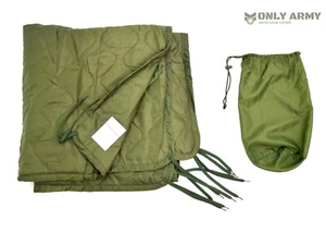 US Army Poncho Liner Woobie Quilted Blanket NEW Olive Drab With Stuff Sack USA - Picture 1 of 6