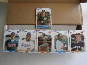 1988 Fleer Baseball Complete Set NR/MINT Martinez,Glavine,Grace RC 660 Card Set - Picture 1 of 4