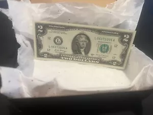 🍀$2 Bill 🎉BIRTHDAY NOTE🎉Uncirculated 🎉06-07-2006🎉 - Picture 1 of 3