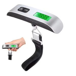 Digitale Kofferwaage mit LCD, für bis zu 50kg schweres gepäck, Hängewaage - Bild 1 von 4