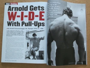 MUSCLE & FITNESS magazine Arnold Schwarzenegger Workout Rob Sager Shirtless Male - Picture 1 of 12