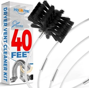Cepillo de cabeza sintético con ventilación secadora de 40 pies Holikme 3,9 in de ancho - negro - Imagen 1 de 8