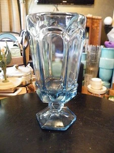 Vástago de té helado azul claro Fostoria VIRGINIA mediados de siglo 2977 - Imagen 1 de 4