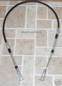 JOHN DEERE AT105279 DOZER CRAWLER THROTTLE CABLE 550 550A 550B 555 555A 555B 48" - Picture 1 of 2