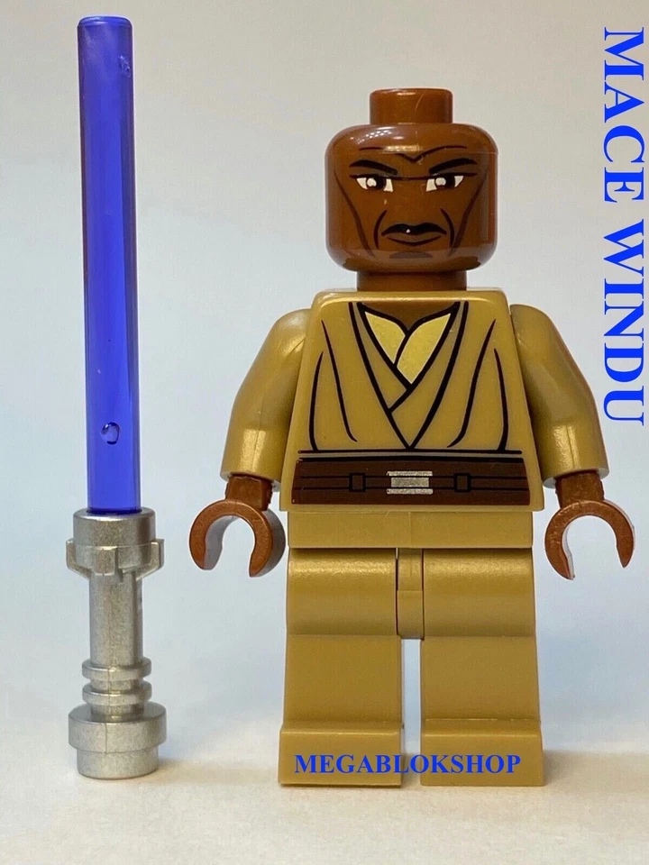 LEGO STAR WARS MACE WINDU JEDI  KNIGHT 100% NEW LEGO FROM SET 7868 - Image 1 of 1