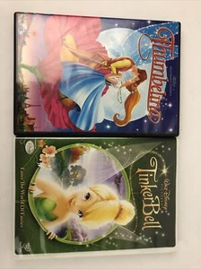 2 x Children's DVD Disney's Tinker Bell & Hans Christian Anderson Thumbelina - Picture 1 of 5
