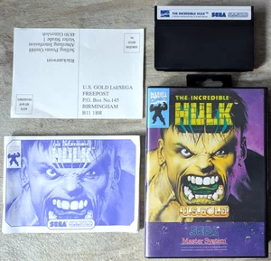 SELTEN ! The Incredible Hulk - SEGA Master System - 1994 Spiel - RARITÄT - - Bild 1 von 10