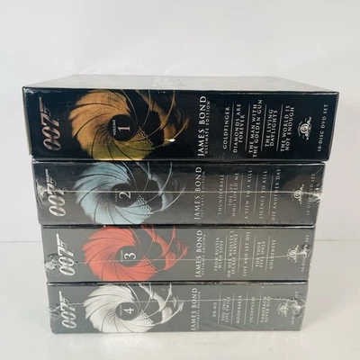 James Bond 007 Ultimate Edition: Vol 1-4 (DVD, 20 Movies) Vol 2, 3 & 4 are NEW!! - Image 1 of 4