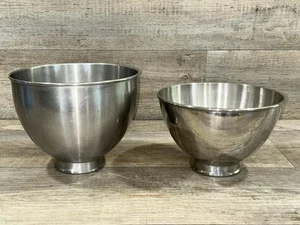 Lot Of 2 Kitchenaid Mixing Bowls (1) K45 4.5 Qt (1) K30 3 Qt Twist Lock - Picture 1 of 5