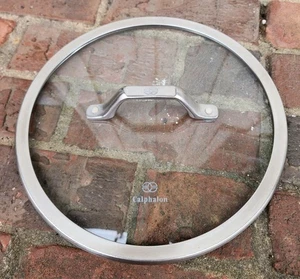 Calphalon Glass Pan Pot Stainless 10 3/8" OD 9 3/4" ID Replacement Lid Only - Picture 1 of 6
