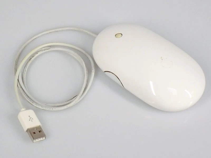 Original Apple A1152 EMC 2058 Mighty Mouse, White, USB Optische Maus, Weiß, TOP - Bild 1 von 1