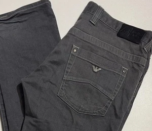 Armani J08 Slim Fit Grey Denim Jeans Size W34 L32 - Picture 1 of 8