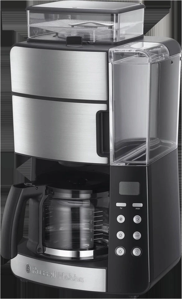 Russell Hobbs Filter Kaffeemaschine Grind&Brew 1.000 W bis 10 Tassen Ka. B Ware - Bild 1 von 1