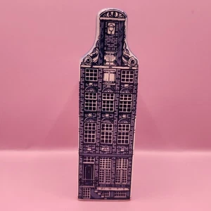 Vintage KLM Delft Blue Hand Painted Porcelain Canal House 1690, #3, Bel Gevel - Picture 1 of 6