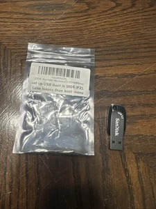 32 GB Sandisk Arrancable Windows 10 y 11, Controlador USB para Reinstalar Windows, Restablecer - Imagen 1 de 3