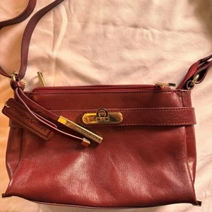 Wilson’s Roma Leder Cognac Braun Handtasche/Schulter Umhängetasche Designer NEU - Bild 1 von 18