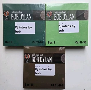 With Your Host Bob Dylan : Box 8, 9 & 10 - 30 x CD Box Set NEW & SEALED - Picture 1 of 7