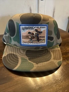 Vintage Mallard Duck Stamp SnapBack Camouflage Hat Camo Mallards 90’s Deadstock - Picture 1 of 15