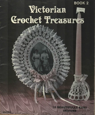 USED VICTORIAN CROCHET TREASURES 15 BEAUTIFUL DESIGNS CROCHET PATTERN BOOK - Image 1 of 4