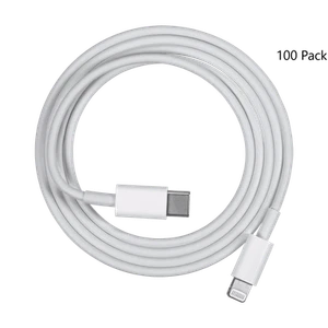 USB Typ C auf 8 Pin Verbindungskabel 6 Fuß 2 m weiß - 100 Stück Posten (/RT6-23556-16... - Bild 1 von 1