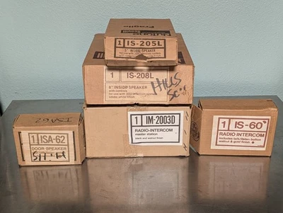 NuTone IM-2003 Radio Intercom Master Station W/ 4ea Speaks With Controls. NOS - Image 1 of 4