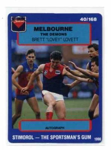 1990 Stimorol (40) Brett LOVETT Melbourne - Picture 1 of 1