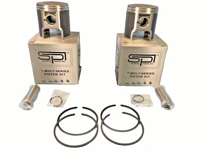 SPI Piston kits 1980-2006 Ski-Doo 380 Fan GTX MXZ GSX Touring 62mm STD Bore  - Image 1 of 4