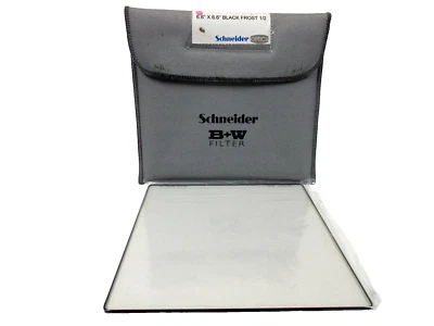 Schneider 6.6x6.6" Black Frost 1/2 Diffusion Filter MFR #68-083266 - Image 1 of 2
