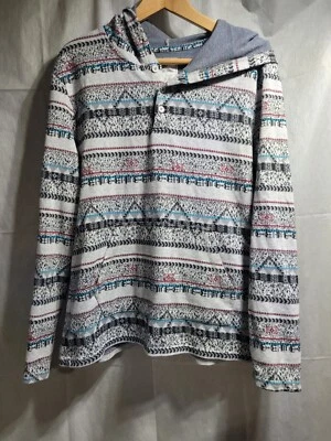 Pulôver masculino On The Byas camisa adulto médio com capuz 3 botões - Imagem 1 de 4