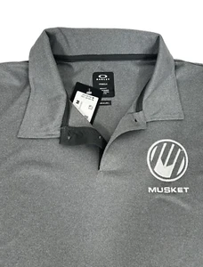 Oakley Hydrolix Polo Shirt Short Sleeve Solid Black Men’s Size Medium NWT - Picture 1 of 9