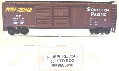 N Life-Like 7343 50' DD Box Car Southern Pacific SP #600016 - Image 1 of 3