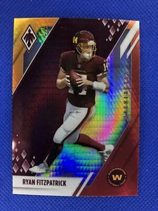 2021 #97 Ryan Fitzpatrick Panini Phoenix Fire Burst Commanders - Picture 1 of 2