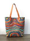 Indian Cotton Striped Printed New Handbags Multicolored Shoulder Shopping Purse