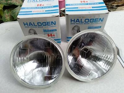 halogen 7 inch bulb changeable  semi sealed beam12v mazda toyota datsun vintage - Image 1 of 4