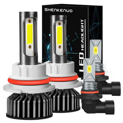 LED Headlight Bulbs Kit for Ford Explorer 2001-2005 High Low Beam + Fog Light - Image 1 of 4