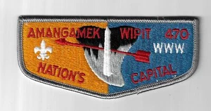 OA Amangamek-Wipit Lodge 470 Flap GRY Bdr. National Capital Area Council 82 [TX- - Picture 1 of 1