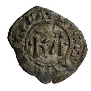 HN Messina. Carlo I D'Angiò (1266-1278). Denaro Mi Gr. 0.53. Sp, 37. BB-SPL B217 - Picture 1 of 2